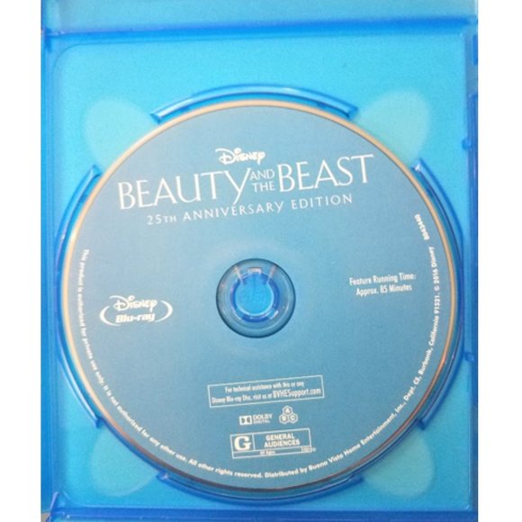 Beauty and the Beast: 25th Anniversary Edition - Blu-Ray + DVD + Digital HD - Picture 5 of 5